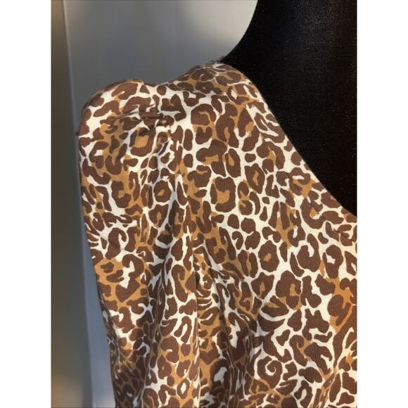 Lilly Pulitzer Jansen V- Neck Sweatshirt Chocolate My Favorite Spot Print! 💕 - Picture 4 of 9